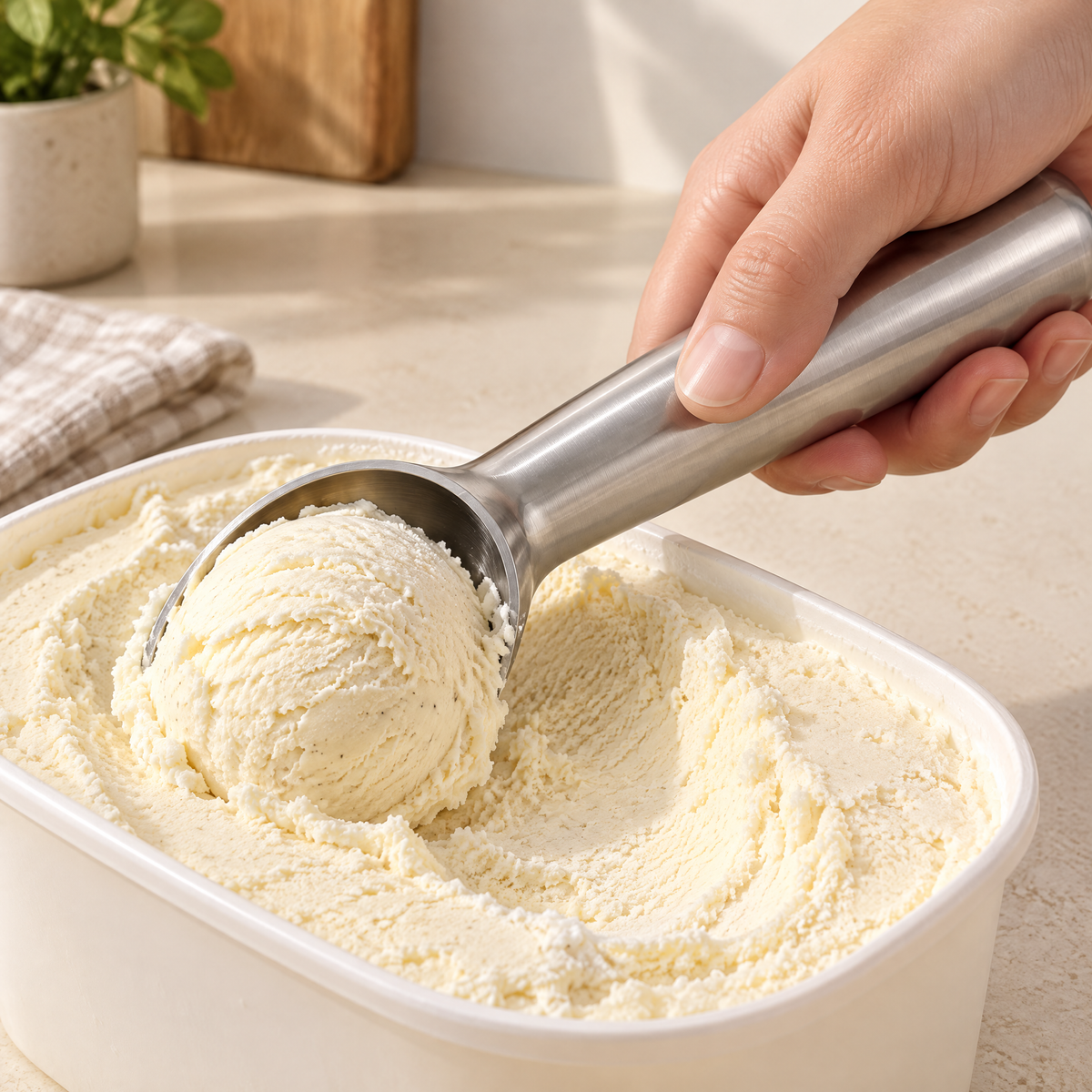 Thalvessa™ Stainless Steel Ice Cream Scoop